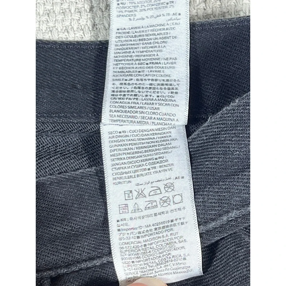Banana Republic Mens The Traveler Utility Slim Jeans Dark Wash Black Size 32-30
